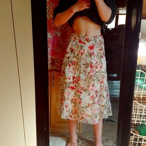 Float Floral Skirt